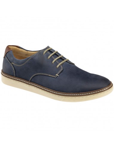 Johnston & Murphy McGuffey Plain Toe Oxford Navy Leather (Men's) commande en ligne