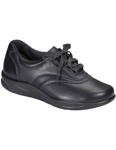 SAS Walk Easy Black Leather (Women's) français