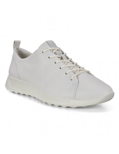 Ecco Flexure Runner White Leather (Women's) 50% de réduction en Octobre 2024