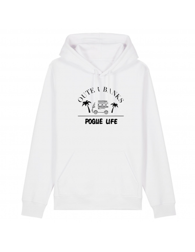 Sweat à capuche POGUE LIFE brodé pas chere