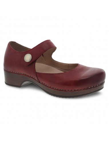 Dansko Beatrice Mary Jane Red Leather (Women's) pas cheres