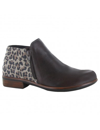 Naot Helm Cheetah Brown Bootie (Women's) le des métaux précieux