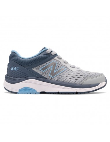 New Balance 847v4 Walking Shoe Light Aluminum Vintage Indigo/Team Carolina (Women's) Fin de série