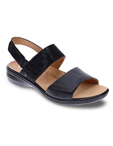 Revere Como Sandal Black Lizard (Women's) Economisez 