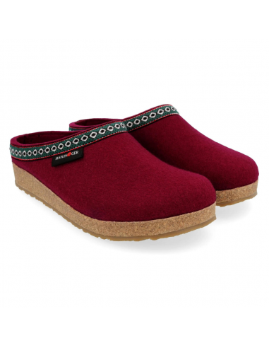 Haflinger GZ Bordo Wool Slipper (Women's) Amélioration de cerveau avec