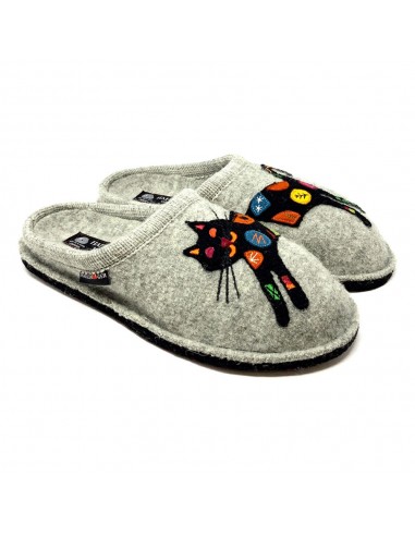 Haflinger Sassy Slipper Silver Grey (Women's) en ligne des produits 