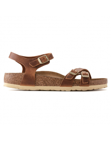 Birkenstock Kumba Cognac Oiled Leather Sandal (Women's) l'évolution des habitudes 