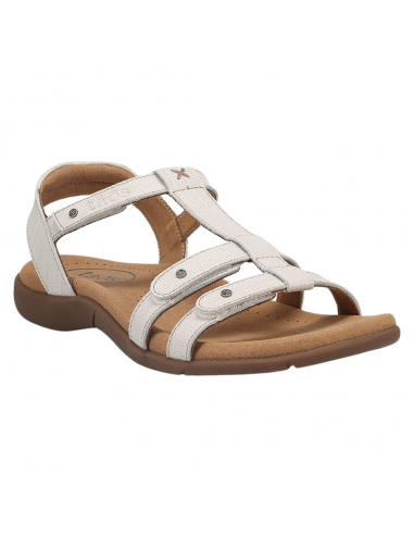 Taos Trophy 2 White Leather Sandal (Women's) solde