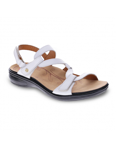 Revere Emerald 3 Strap Coconut Sandal (Women's) rembourrage situé sous