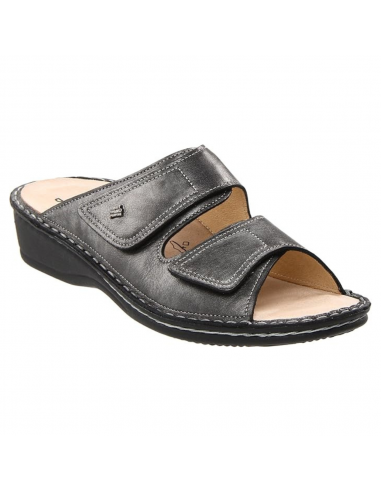 Finn Comfort Jamaica Volcano Pewter Slide-On Sandal (Women's) livraison gratuite