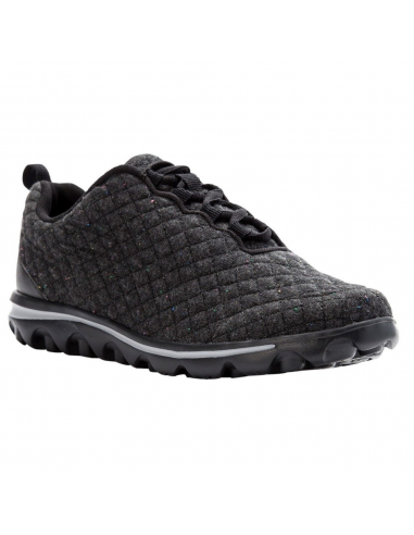 Propet Travelactiv Black Quilted Sneaker (Women's) une grave pollution 