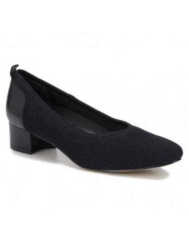 Walking Cradles Hester Heel Black Knit Fabric/Black Cashmere Leather (Women's) Jusqu'à 80% De Réduction