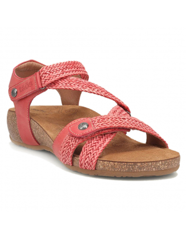 Taos Trulie Coral Leather Sandal (Women's) 2024