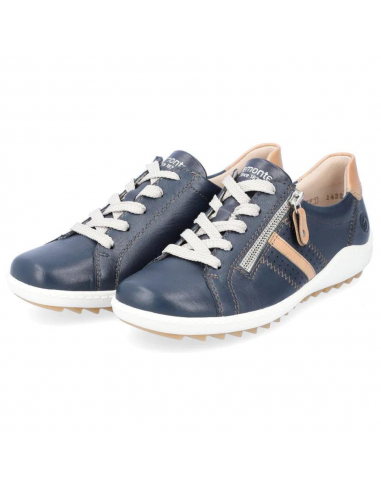 Remonte R1432 Liv 32 Navy Leather Sneaker (Women's) Comparez plus de prix