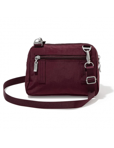 Baggallini Triple Zip Bagg Dark Cherry (Women's) de technologie