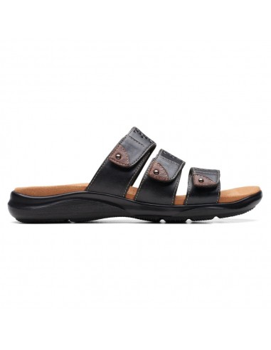 Clarks Kitly Walk Black Sandal (Women's) Profitez des Offres !