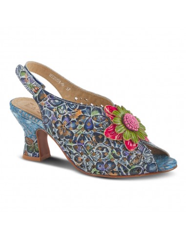 L'Artiste By Spring Step Arautre Slingback Navy Multi Leather (Women's) meilleur choix