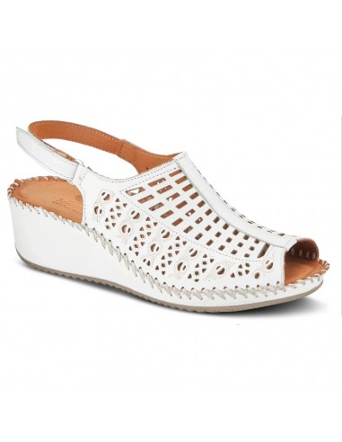 Spring Step Bohemianish Sandal White Leather (Women's) acheter