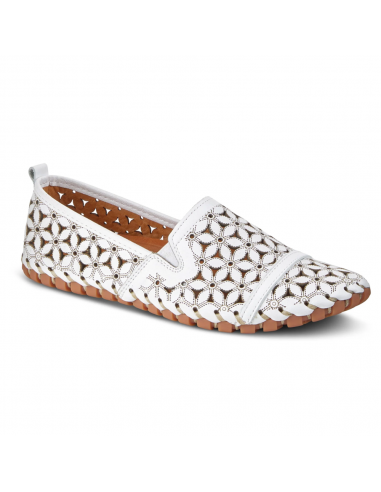 Spring Step Flowerflow Shoe White Leather (Women's) Comment ça marche