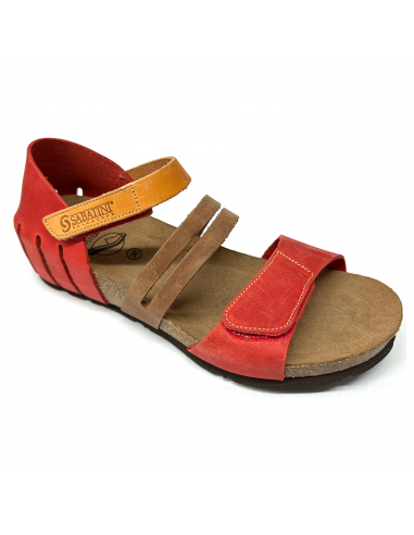 Sabatini Edie Rosso/Arancio Crazy Sandal (Women's) pas cheres