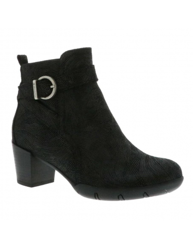 Wolky Nampa Black Palm Leather Bootie (Women's) de la marque