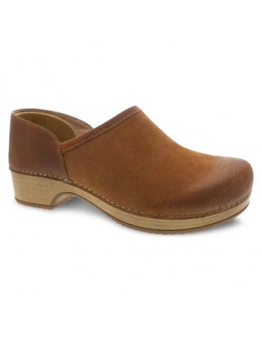 Dansko Brenna Tan Burnished Suede Clog (Women's) Livraison rapide