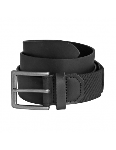 Bison Designs Box Canyon™ Comfort Belt Black Silver Buckle 38mm (Men's) Pour