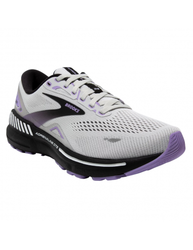 Brooks Adrenaline GTS 23 Grey/Black/Purple Running Shoe (Women's) france