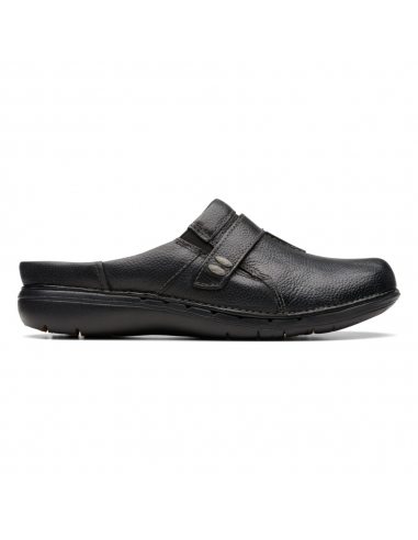 Clarks Un Loop Ease Black Leather Mule (Women's) prix