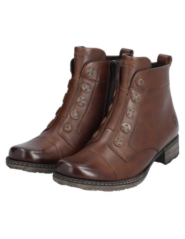 Remonte D4392 Chandra 92 Chestnut Leather Bootie (Women's) vente chaude votre 