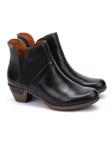 Pikolinos Rotterdam Black Leather Boot (Women's) sur le site 