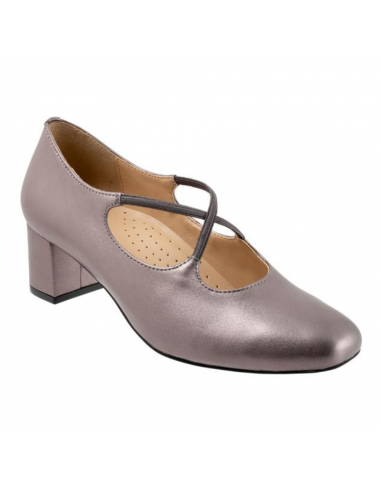 Trotters Demi Pewter Calf Dress Shoe (Women's) Comparez plus de prix