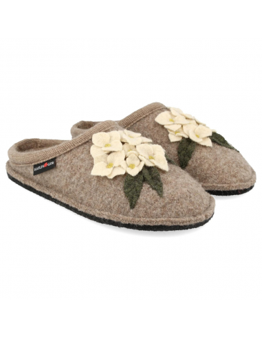 Haflinger Hortensia Earth Wool Slipper (Women's) 2024