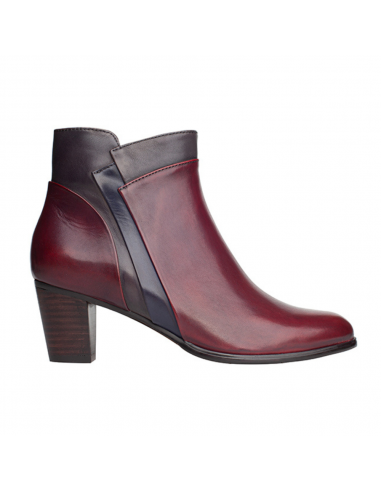 Regarde Le Ciel Sonia 137 Sangria/Melanzana/Muddy Glove Leather Bootie (Women's) Découvrez la collection