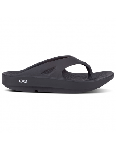 OOFOS OOriginal Black Sandal (Unisex) le concept de la Pate a emporter 