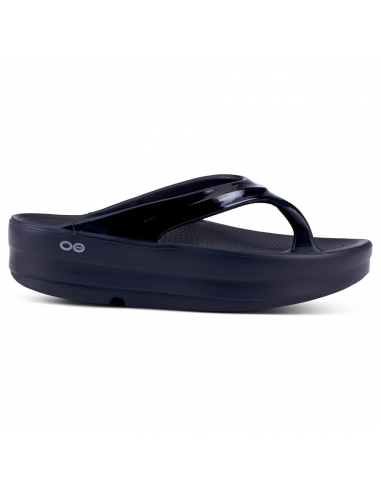 OOFOS OOmega OOlala Black Sandal (Women's) une grave pollution 