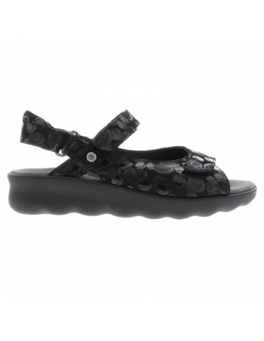 Wolky Pichu Black Circles Sandal (Women's) meilleur choix