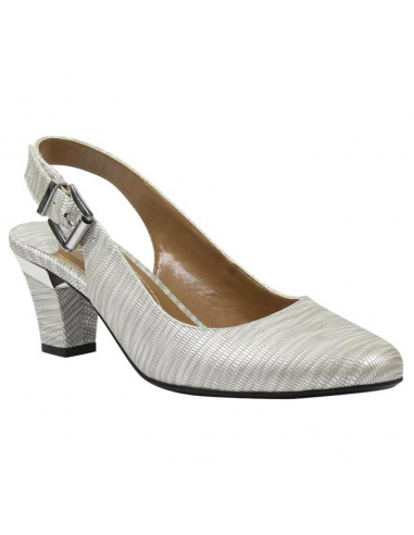 J. Renee Malree Dove Gray Heel (Women's) brillant des détails fins