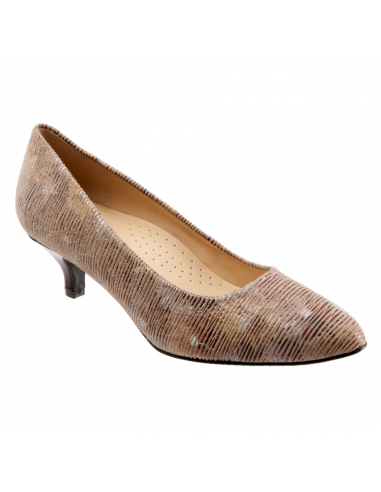 Trotters Kiera Tan Multi Leather Heel (Women's) français