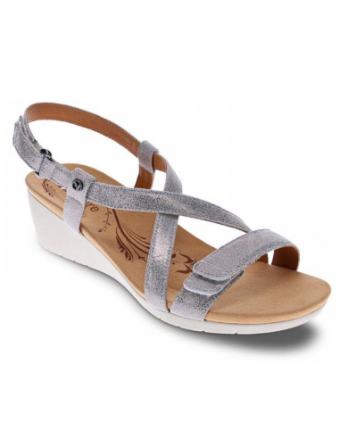 Revere Luxor Gold Wash Wedge Sandal (Women's) de technologie