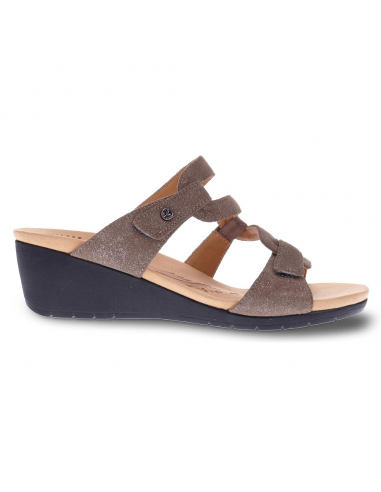 Revere Sofia Rusty Metallic Wedge Sandal (Women's) de technologie