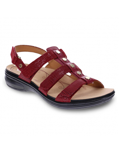 Revere Toledo Cherry Lizard Sandal (Women's) à prix réduit toute l'année