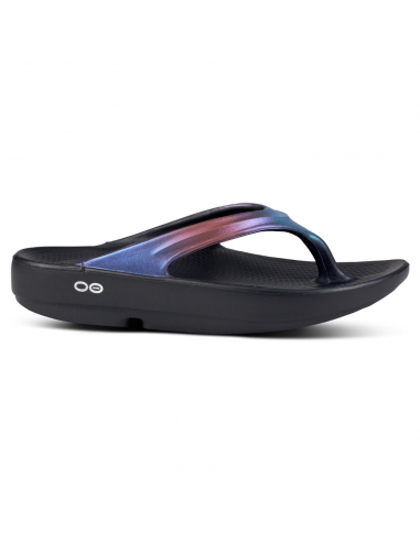 OOFOS OOlala Luxe Midnight Spectre Sandal (Unisex) la livraison gratuite