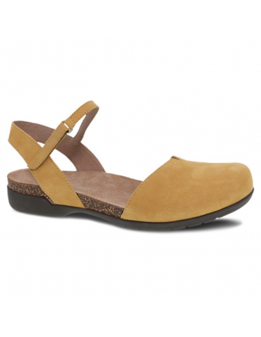 Dansko Rowan Mustard Milled Nubuck Mary Jane (Women's) pas cher chine