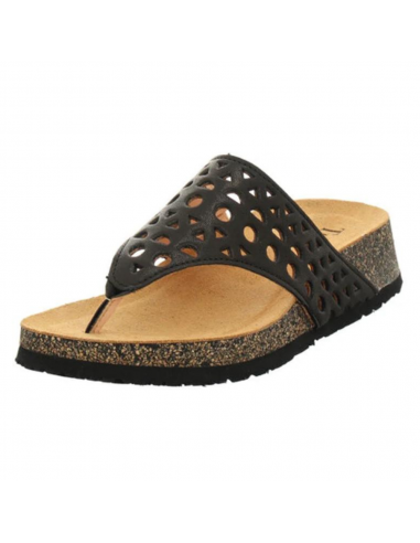 Think! Koak Laser Thong Black Sandal (Women's) Toutes les collections ici