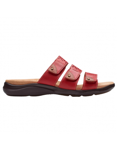 Clarks Kitly Walk Cherry Leather Sandal (Women's) Livraison rapide