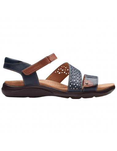 Clarks Kitly Way Navy Leather Sandal (Women's) de l' environnement