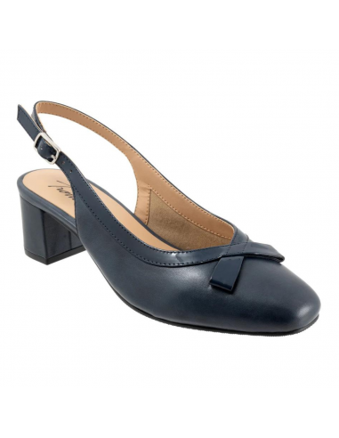 Trotters Dalani Navy Leather Pump (Women's) en ligne des produits 