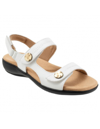 Trotters Romi Stitch White Sandal (Women's) une grave pollution 