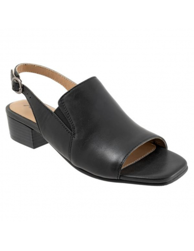 Trotters Nila Black Leather Sandal (Women's) meilleur choix